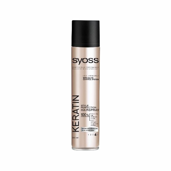 Schwarzkopf Syoss Keratin Extra silný lak na vlasy 300 ml