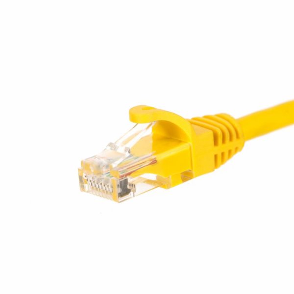 NETRACK BZPAT0256Y patch cable RJ45 snagless boot Cat 6 U...