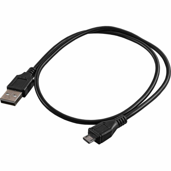 Akyga kabel USB A/Micro-B 0.6m/černá