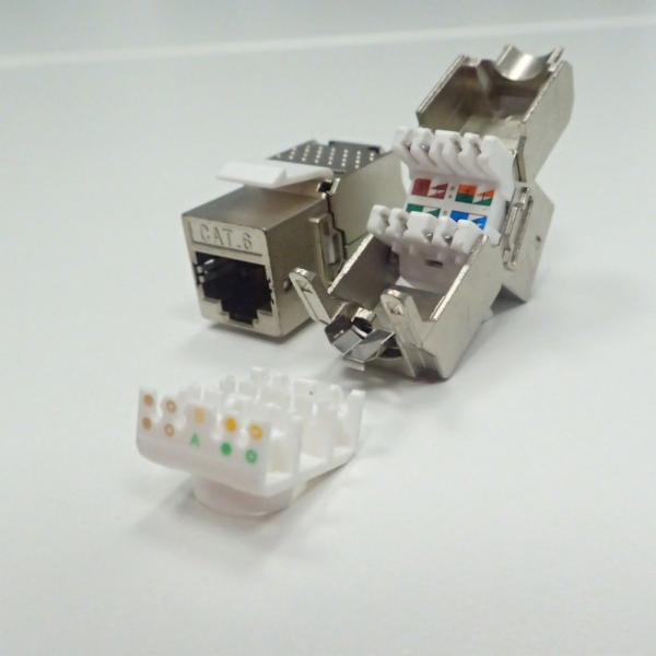 NETRACK 105-36 Keystone Jack RJ45 cat. 6A FTP toolless