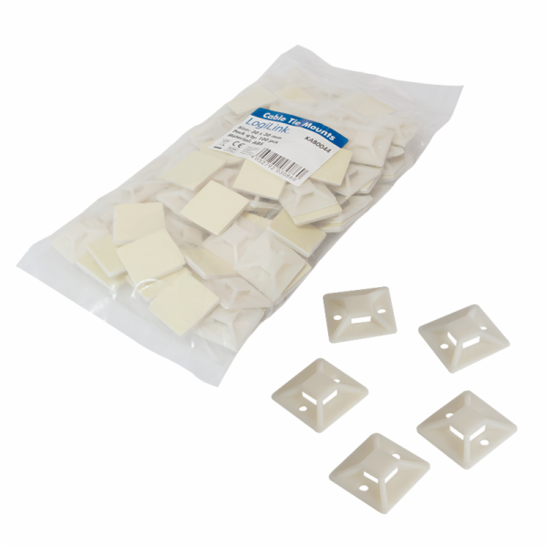 LOGILINK KAB0044 LOGILINK Cable tie mounts, self-adhesive...