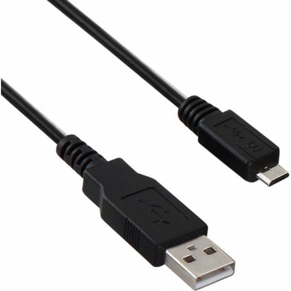 Akyga USB A-MicroB 1.0m/černá  