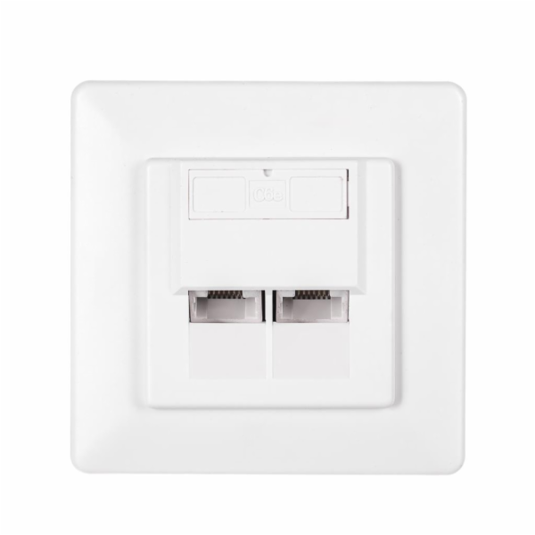 NETRACK 106-24 complete flush-mounted outlet 2xRJ45 8p8c ...