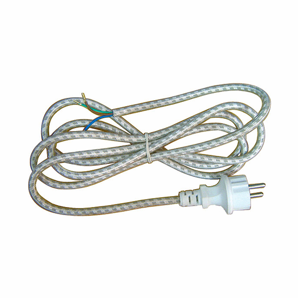 Kabel flexo 3x0,75mm opředená 2,4m  S00003