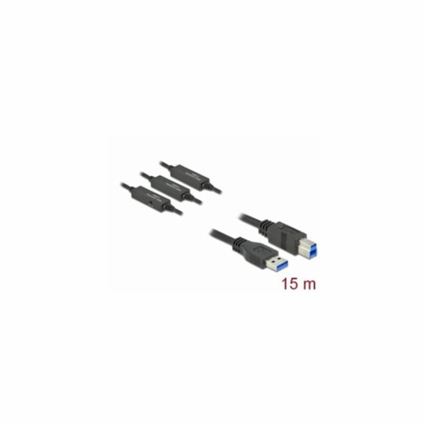 Delock Aktivní kabel USB 3.2 Gen 1, z USB Typu-A na USB T...