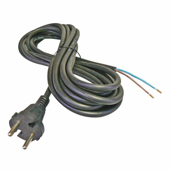Kabel flexo guma 2x1mm, černá, 3m S03030