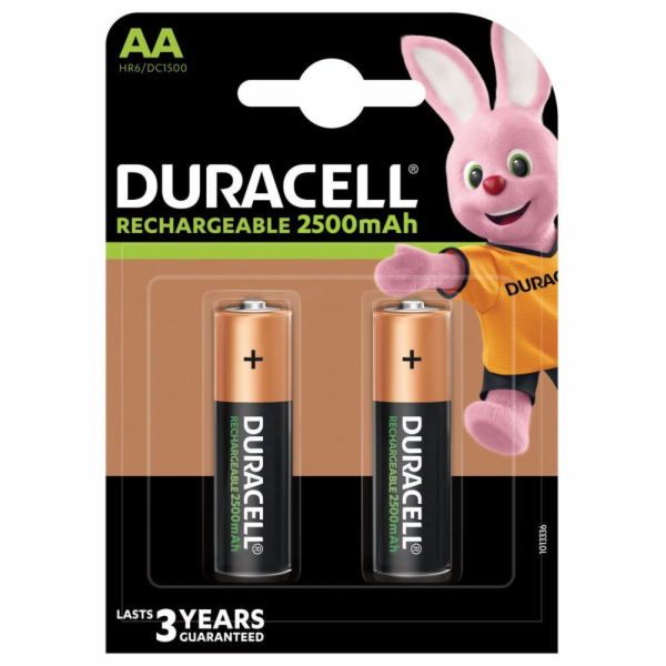Duracell Rechargeable baterie 2500mAh, 2 ks (AA)