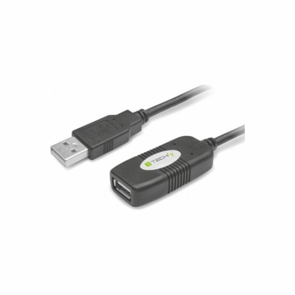 TECHLY 023646 USB 2.0 active extension cable USB A/USB A ...