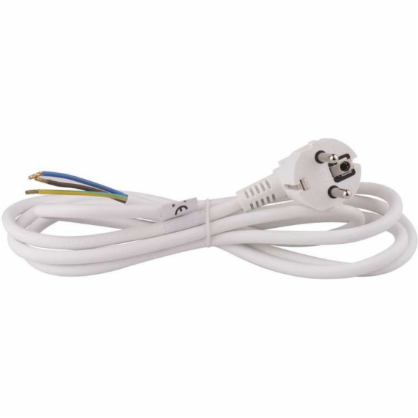Flexo šňůra PVC 3× 1,0mm2, 2m, bílá