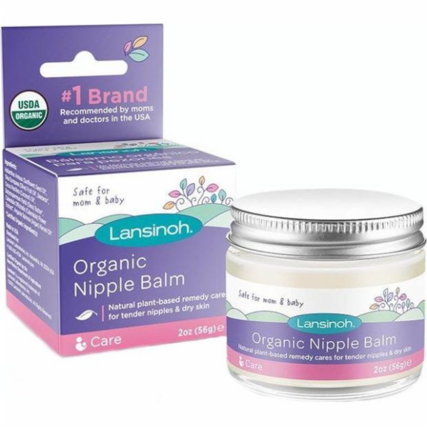 Lansinoh LAN-ORGANIC NIP LOTION + opakovaně použitelné vl...