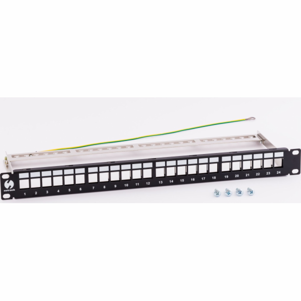 NETRACK 104-21 patch panel keystone 19 24-ports FTP with ...
