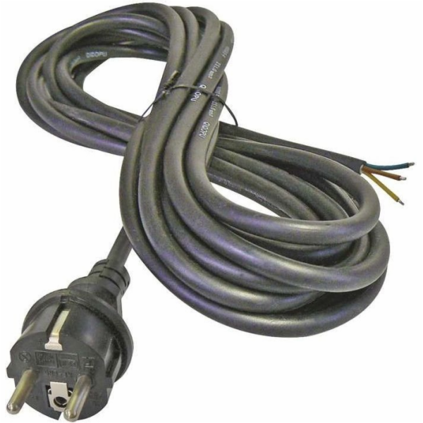 Kabel flexo guma 3x1mm, černá, 5m bal. S03150