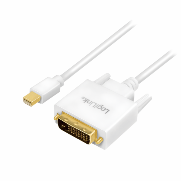 LOGILINK CV0137 LOGILINK - Mini DisplayPort to DVI, white...