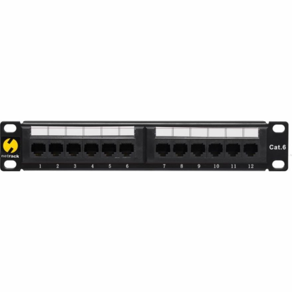 NETRACK 104-16 patch panel 10 12-ports cat. 6 UTP