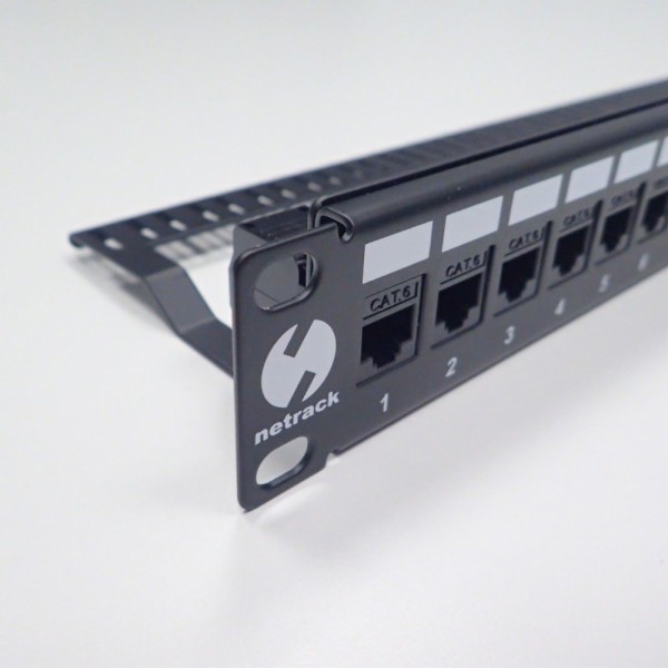 NETRACK 104-20 patch panel keystone 19 24-ports UTP with ...