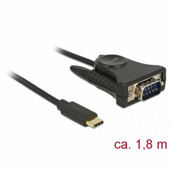 Delock Adaptér USB Type-C > 1 x Sériový DB9 RS-232