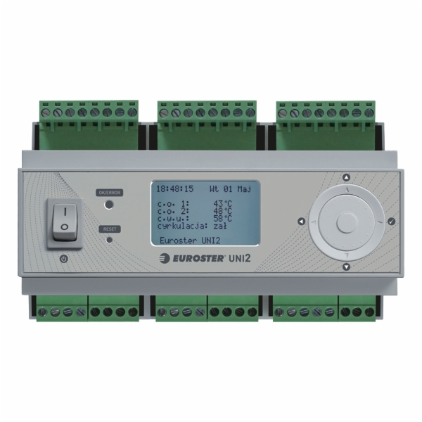Euroster Controller UNI2 2 topné okruhy - EUNI2 Regulátor