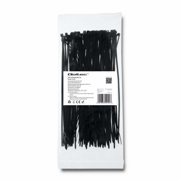QOLTEC 52194 Qoltec kabelová spojka 2.5x200 100ks nylon U...