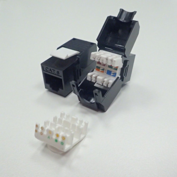 NETRACK 105-35 Keystone Jack RJ45 cat. 6A UTP toolless