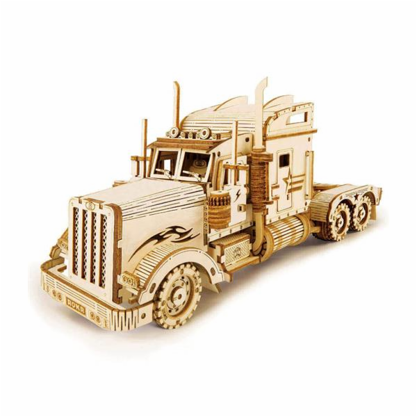 Hračka Robotime dřevěné 3D puzzle Americký tahač