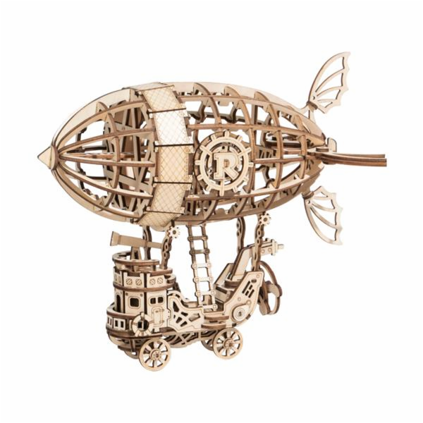 Hračka Robotime dřevěné 3D puzzle Pohádková vzducholoď