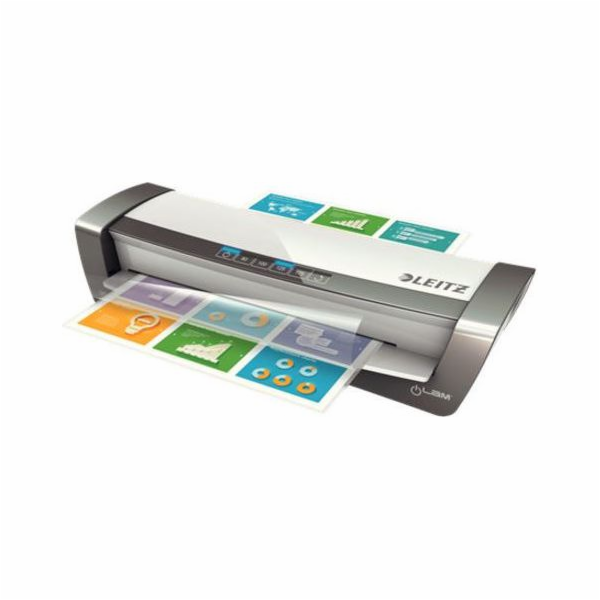 LEITZ  iLAM Office PRO A3 teplý laminátor, stříbrná