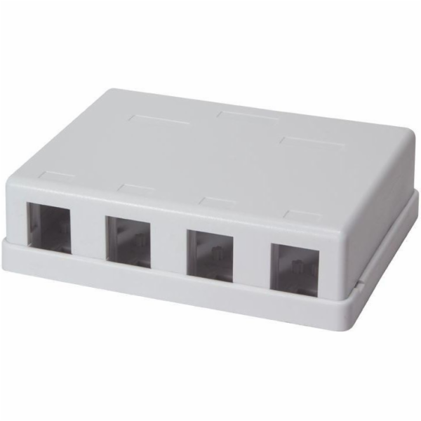 LOGILINK NK4034 LOGILINK - Keystone Surface Mount Box 4 p...