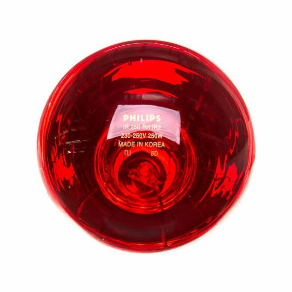 Philips infrared lamp BR125 IR 250W E27 230-250V Red