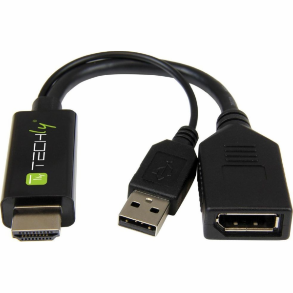 Techly DisplayPort - HDMI AV adaptér černý (ICOC HDMI-DP1...