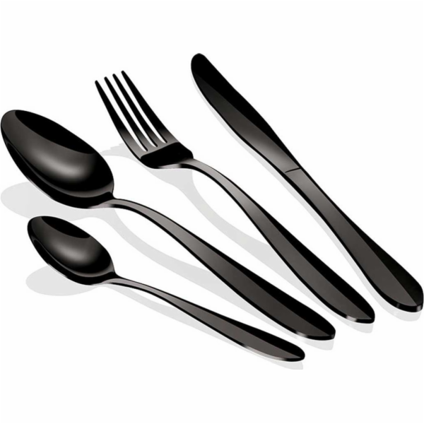 BerlingerHaus příbory 24ks BH-2630 Black Mirror Collection