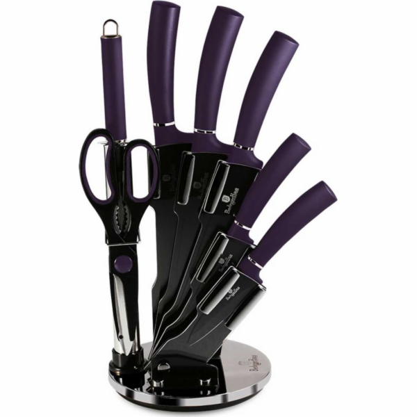BerlingerHaus sada nožů 8ks BH-2560 Purple Metallic Line