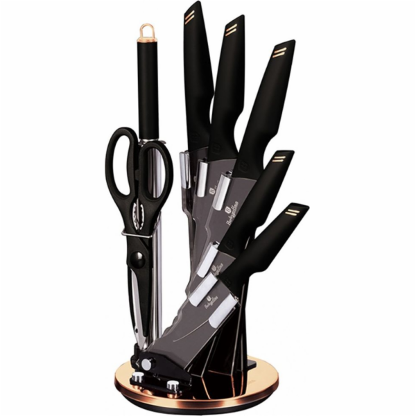 BerlingerHaus sada nožů 8ks BH-2692 Black Rosegold