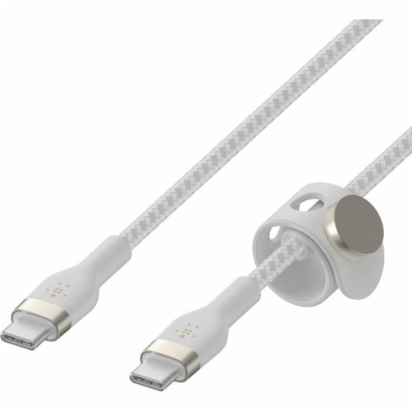 Belkin BOOST CHARGE USB-C/USB-C kabel, 3m, bíly - odolný ...