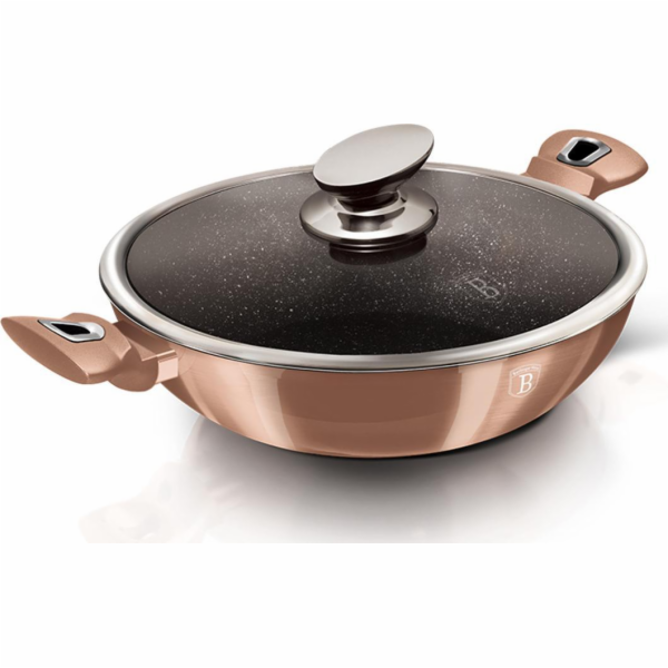 BerlingerHaus WOK pánev 30cm BH-7100 Rose Gold Edition 