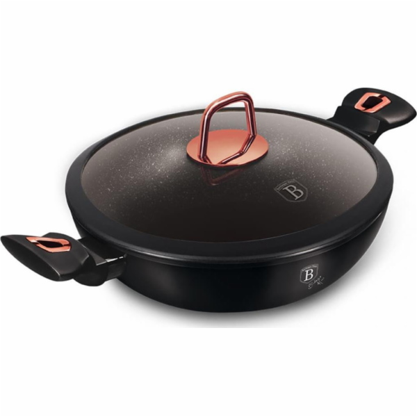 BerlingerHaus pánev WOK s poklicí 30cm BH-7112 Black Rose...