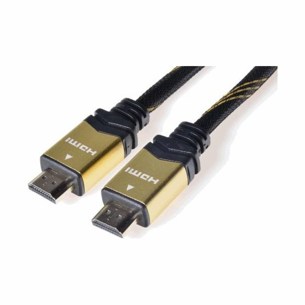 PremiumCord designový HDMI 2.0 kabel, zlacené konektory, ...