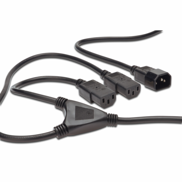 Digitus Napájecí kabel Rozbočovací, C14 - C13 2x, M / F, ...