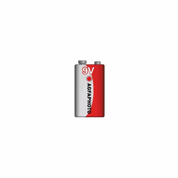 AgfaPhoto zinková baterie 9V, shrink 1ks 