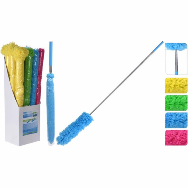 Prachovka mikrovlákno 59-145 cm teleskopická, mix barev