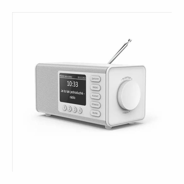 Hama digitální rádio DR1000, FM/DAB/DAB+, bílé 