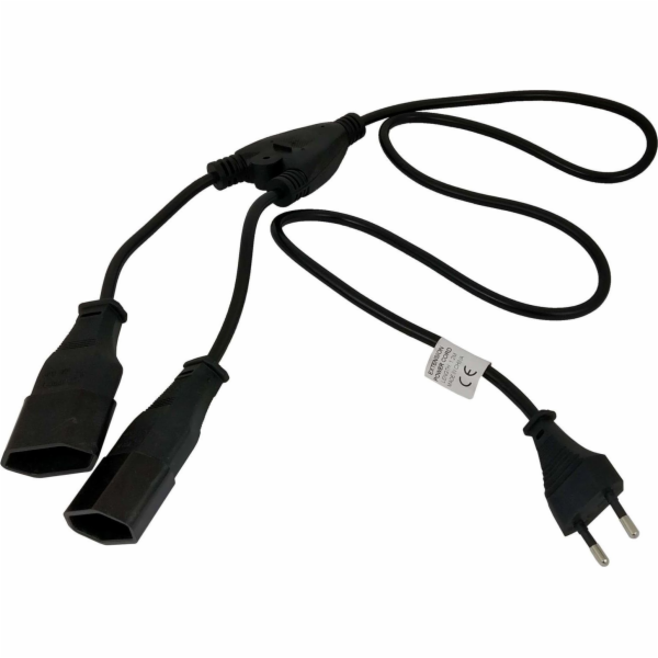 Akyga napájecí kabel Rozdělovač ve tvaru Y 1.2m