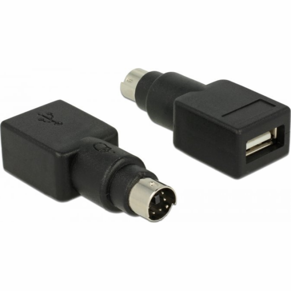 Delock USB adaptér 65898 USB - PS/2 černý (65898)