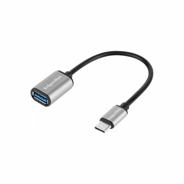 Kruger&Matz USB-C – USB adaptér stříbrný (KM1246)