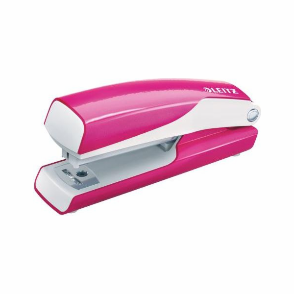 LEITZ Mini sešívačka  NeXXt 5528, metalická růžová, box