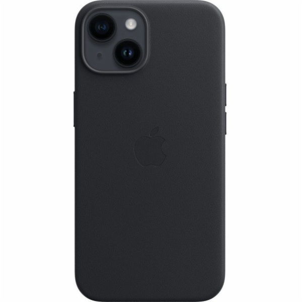 Kožené pouzdro s MagSafe pro iPhone 14 - Midnight
