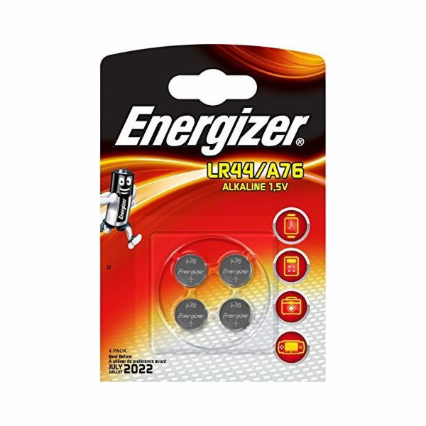 Energizer LR44 A76 4 ks 7638900411164 Alkalické baterie