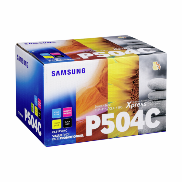 HP toner CLT-P504C (CMYK, 2500str, 3x1800str) pro Samsung...