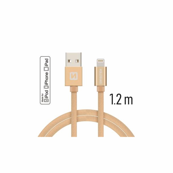 Swissten Datový Kabel Textile Usb / Lightning Mfi 1,2 M Z...
