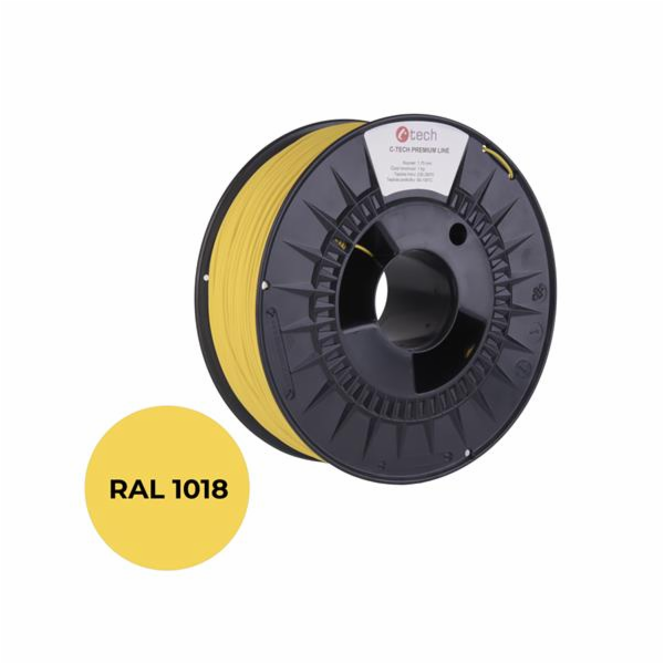 C-TECH Tisková struna (filament) PREMIUM LINE, PETG, zink...
