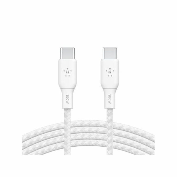 Belkin BOOST CHARGE™ USB-C na USB-C kabel 100W, 3m, bílý ...
